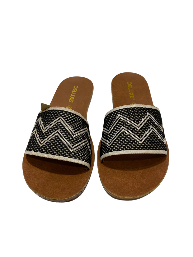 Deluxe Knitted Slip-On Sandals