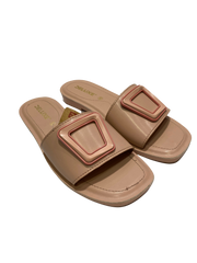 Deluxe Beige Slide-Ons