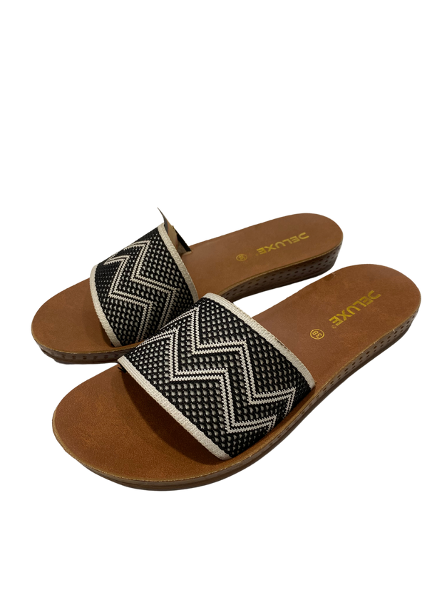 Deluxe Knitted Slip-On Sandals