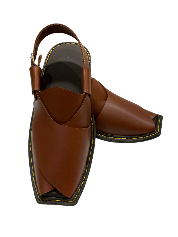 Elegant Leather Peshawari Chapal