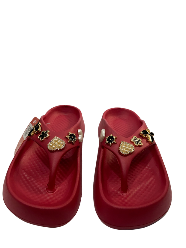 Deluxe Pearl & Bow Slip-Ons
