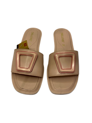 Deluxe Beige Slide-Ons