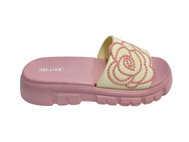 Soft Slippers in Matte Pink
