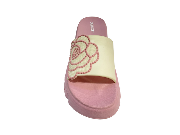 Soft Slippers in Matte Pink
