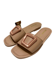 Deluxe Beige Slide-Ons