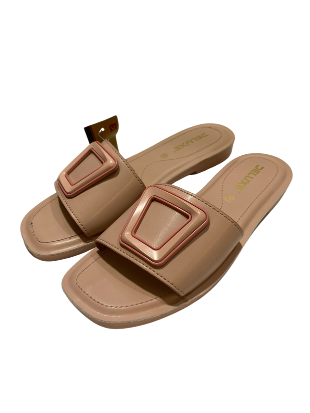 Deluxe Beige Slide-Ons