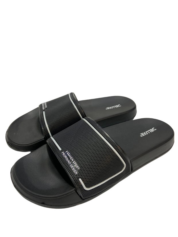 DELUXE Fashion Sport Round Design Slide Sandals