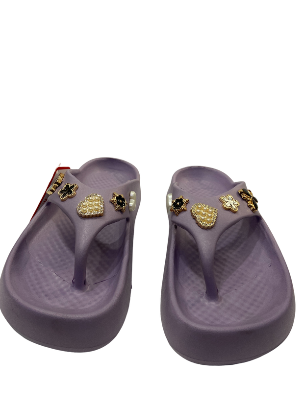 Deluxe Pearl & Bow Slip-Ons