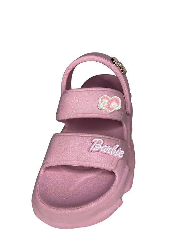 Pink Barbie-Themed Kids Sandals