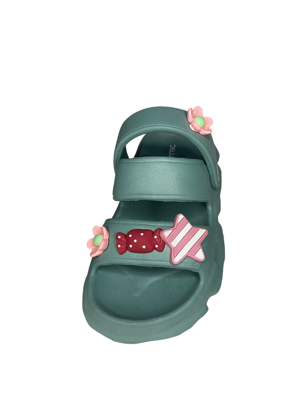 Green Candy  Kids Sandals