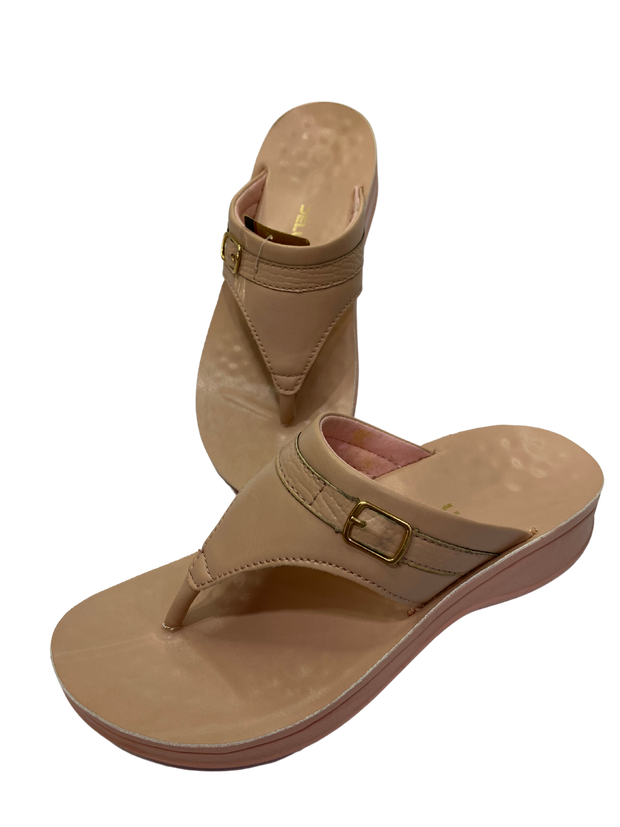 Deluxe-Comfortable Beige Slide-On Shoes