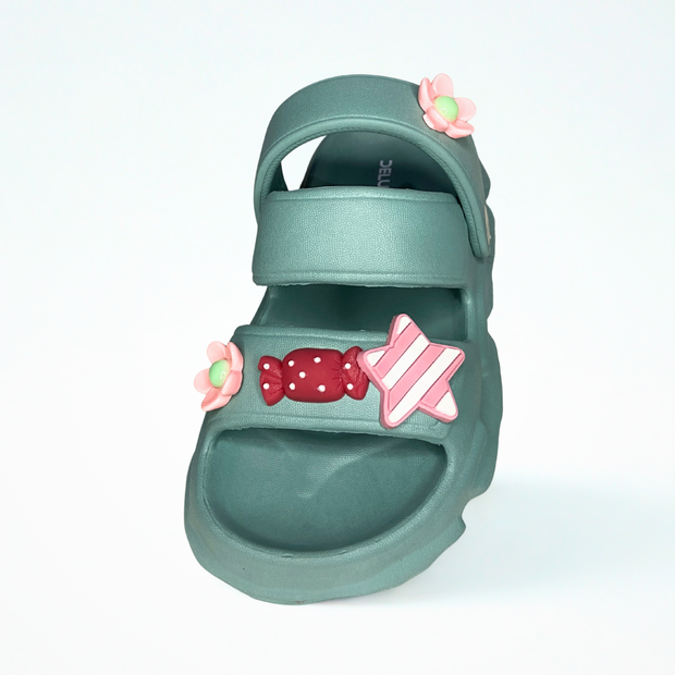 Green Candy  Kids Sandals