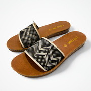 Deluxe Knitted Slip-On Sandals